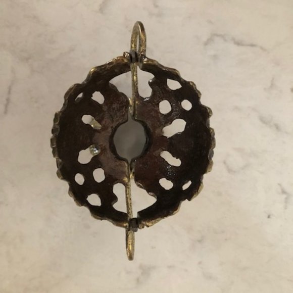 Brass vase. Candlestick. Israel. Very Rare. Unique - Picture 2 of 6